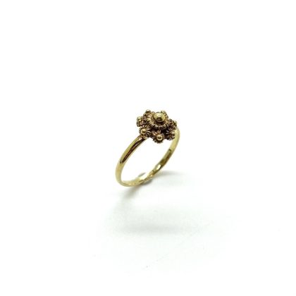 Gouden ring met Zeeuwse knop.